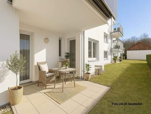 Terrasse - 3 Zimmer Etagenwohnung in Amstetten