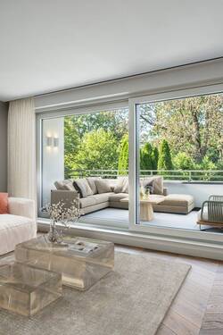 Terrasse mit Isarblick. - 4 Zimmer Etagenwohnung zum Kaufen in München