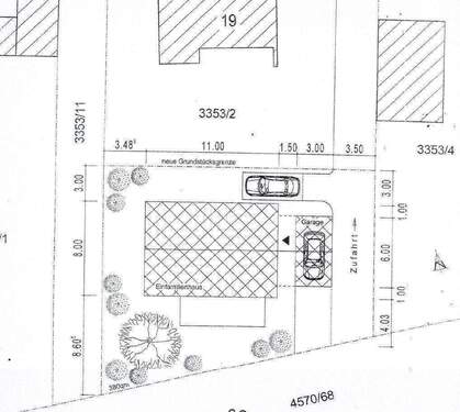 Hausplan mit Garage groß.jpg - Grundstück in Bruckmühl