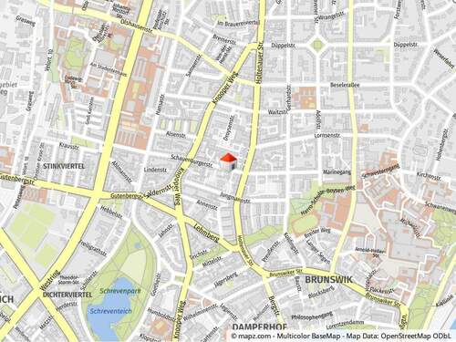 Objektlage - Etagenwohnung mit 33,50 m&sup2; in Kiel zur Miete