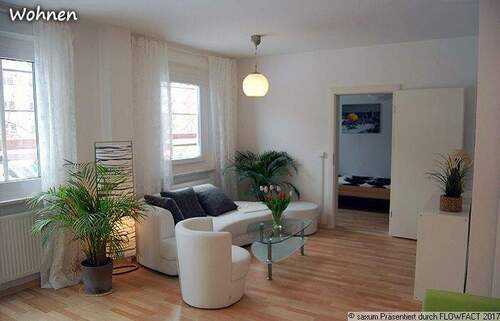 Wohnzimmer - 2 Zimmer Etagenwohnung zur Miete in Leipzig