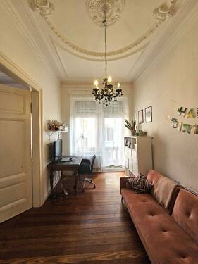 Arbeitszimmer - Stilvolle Altbauwohnung mit Stuck und Balkon in zentraler, ruhiger Lage von Trier