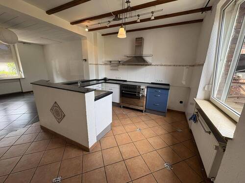 Blick in die Küche - 