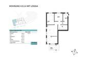 Wohnung H2.2.4 mit Loggia - 