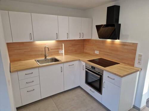 neue Küche mit Geschirrspüler - 3 Zimmer Etagenwohnung zur Miete in Kniebis (Freudenstadt)