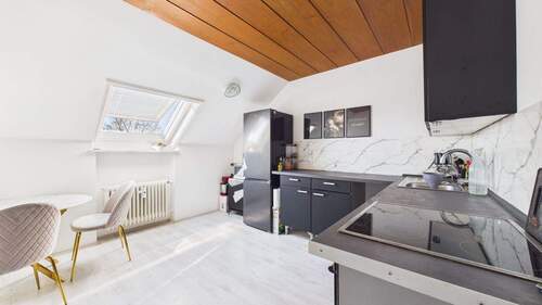 Küche.jpg - 1 Zimmer Etagenwohnung in Augsburg