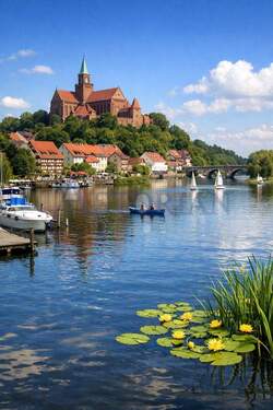 Grünflächen - Charmante Doppelhaushälfte in ruhiger Stadtrandlage bei Havelberg