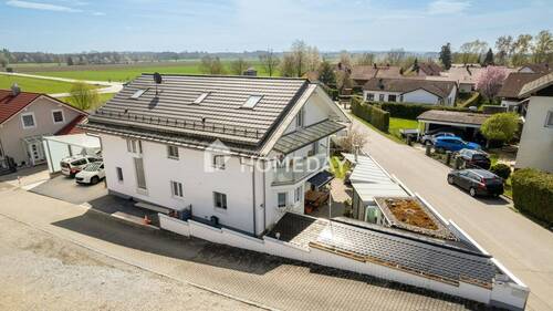 Außenansicht Drohne 6 - Stilvolles Einfamilienhaus mit Wellnessbereich und großzügigem Innenhof in Haigerloh