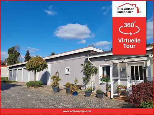 Titelbild - Gepflegter 3 Zimmer Bungalow mit 6 Garagen im Stadtzentrum