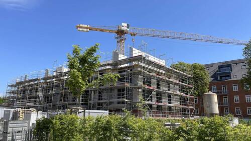 kurz vor Richtfest - 