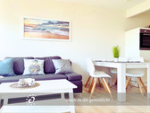Wohnzimmer - Terrassenwohnung mit 45,00 m&sup2; in Wurster Nordseeküste zum Kaufen