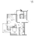 Grundriss WE 02 - 2 Zimmer Etagenwohnung in Dresden