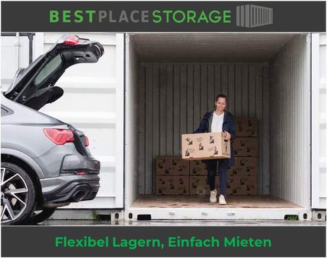15m² Lagerfläche - 15?m² Self-Storage Lagercontainer in Augsburg mieten - Günstig, Trocken und Sicher!