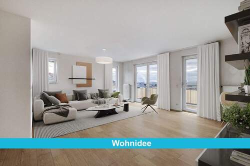 Wohnzimmer - Wohnidee - 4 Zimmer Etagenwohnung zum Kaufen in Nieder-Olm