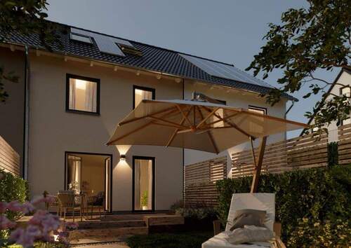 RH Mainz 128 - Gartenansicht - Reihenmittelhaus mit 137,00 m² in Alperstedt zum Kaufen