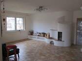 Wohnzimmer mit Speicherofen - 