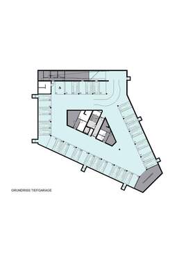 Tiefgarage - PKW und Fahrräder - 