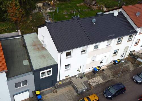 Gebäudefront Vogelperspektive - 