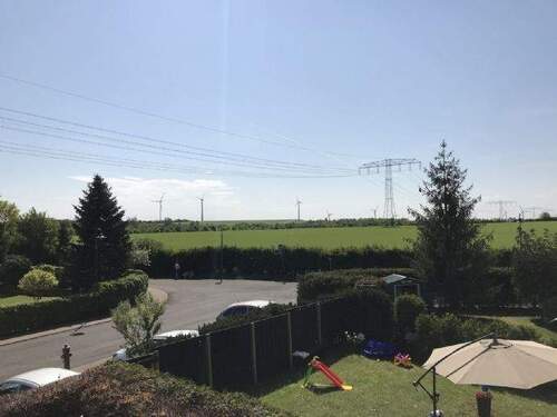 Blick vom Balkon - 3 Zimmer Etagenwohnung in Edersleben