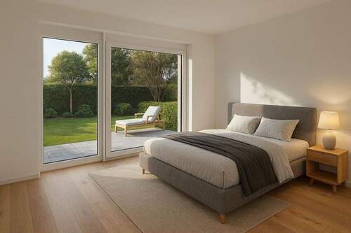 Beispielbild Schlafzimmer - 4 Zimmer Etagenwohnung zum Kaufen in Feucht