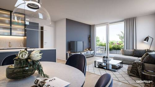 Wohn- und Einrichtungsbeispiel - 3 Zimmer Etagenwohnung in München