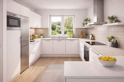 Küche - Niendorf . Bestlage . Exklusives 6 Zimmer - Stadthaus KfW55 (A+) mit Wärmepumpe