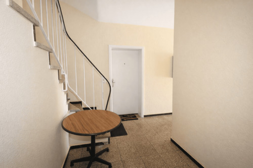 Wohnungseingang - Etagenwohnung mit 77,30 m&sup2; in Meerbusch zum Kaufen