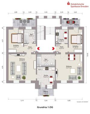 1. Obergeschoss - 