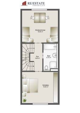 Zwei Schlafräume im OG - 