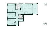 Grundriss der Eigentumswohnung - 