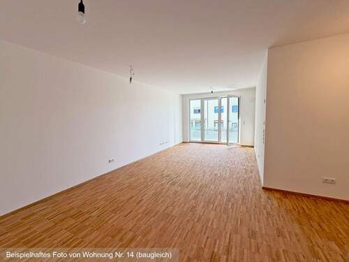 Beispielhaftes Wohnzimmerfoto (Whg. 14 baugleich) - 3 Zimmer Etagenwohnung zum Kaufen in Markt Schwaben