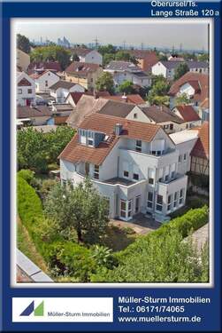 Oberursel Lange Straße 120a 02 Ansicht Drohne 4 S - OBERURSEL: Großes, multifunktionales 1-FH mit ELW! Ruhige Dorfrandlage!