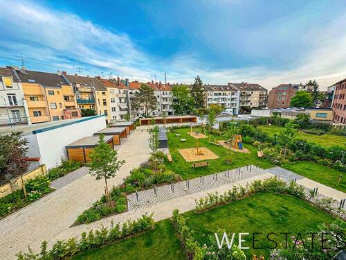 Innenhof mit Spielplatz - 