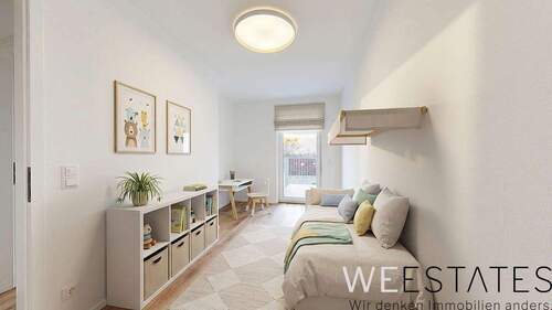 Kinderzimmer - Möblierungsbeispiel - 