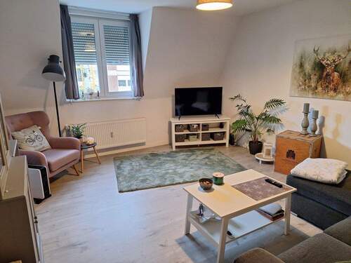 Wohnzimmer - Sanierte 2-Zimmer-Wohnung in südlicher Innenstadt.