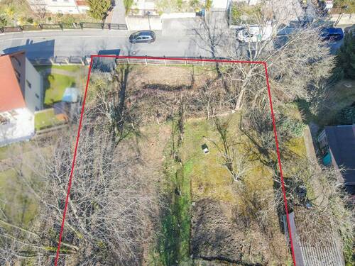 Drohnenansicht - Grundstück in Dresden