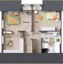 Flair 113 - Grundriss Dachgeschoss mit Ankleide - 
