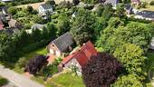 Luftbildaufnahme mit großem Grundstück - 5 Zimmer Einfamilienhaus zur Miete in Heidenau