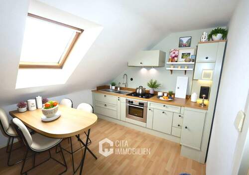 Küche - 3 Zimmer Etagenwohnung zum Kaufen in Altenstadt