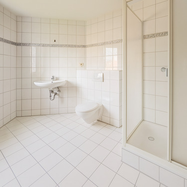 Tageslichtbad mit Dusche - 