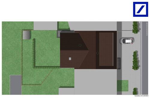 Lageplan Grafik - 7 Zimmer Einfamilienhaus zum Kaufen in Hirrlingen