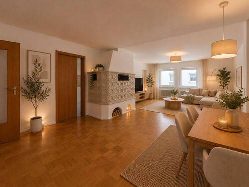 KI Wohnbereich - 3 Zimmer Etagenwohnung in Crailsheim