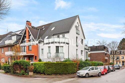 Ansicht West - 9 Zimmer Mehrfamilienhaus, Wohnhaus zum Kaufen in Hamburg