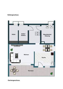 Keller- Gartengeschoss - 