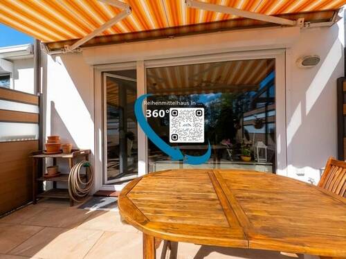 Terrasse - Reihenmittelhaus mit 68,70 m&sup2; in Rellingen zum Kaufen