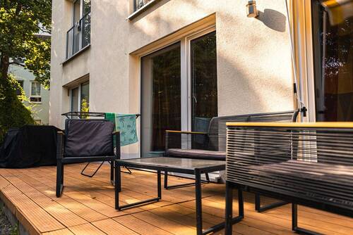 Terrasse - 5 Zimmer Mehrfamilienhaus, Wohnhaus in Erfurt