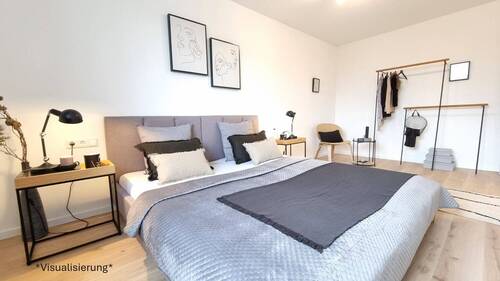 Schlafzimmer Beispiel - 2 Zimmer Etagenwohnung in Remseck am Neckar / Aldingen