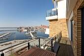 Blick auf den Hafen - Etagenwohnung mit 115,40 m&sup2; in Waren (Müritz) zum Kaufen