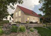 Bodensee 129 - Gartenansicht - Das Einfamilienhaus mit dem schönen Satteldach in Hochheim - Freundlich und gemütlich