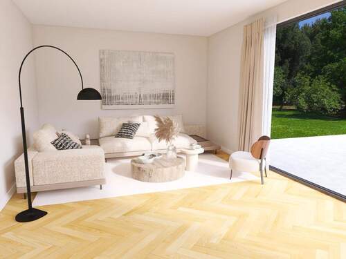 Visualisierung: Wohnzimmer - 5 Zimmer Einfamilienhaus zum Kaufen in Willich